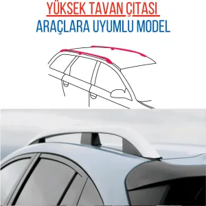 MITSUBISHI OUTLANDER 2007-2012 TRX1 Thunder Carrier Kilitli Ara Atkı Gri thumb 4
