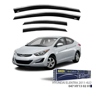 Niken Hyundai Uyumlu Elantra Md 2011-2015 Kromlu Cam Rüzgarlığı