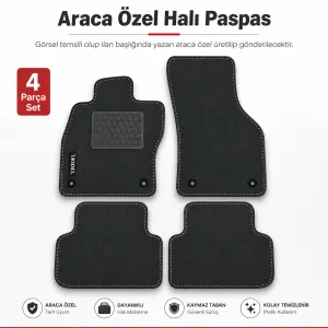 Cerato Ld 2003-2008 Halı Paspas Araca Özel Üretim Yazılı