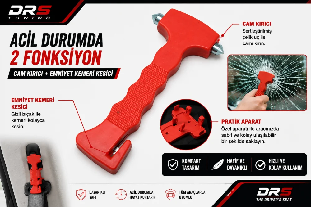 Cam Kırma Çekici - Imdat Çekici - Acil Çıkış Çekici
