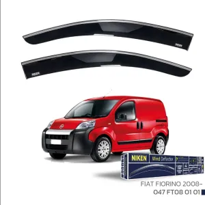 Fiat Fiorino Type 225 Niken Fiat Uyumlu Fiorino 2008-2016 Kromlu Cam Rüzgarlığı 2'Li