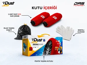 Kar Çorabı Uyumlu 275 40 Lastik R19 Jant Ölçülerine Uyumlu Yüksek Kaliteli Zincir Muadili Ürün Dust Parça - Görsel 2