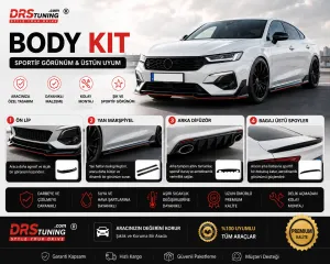Honda Civic Uyumlu Fd6 Mugen (2009-2011) Makyajlı Ön Tampon Ek (Plastik) - Görsel 2