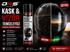 Kask Ve Vizör Temizleyici İç Ve Dış Temizlik İçin