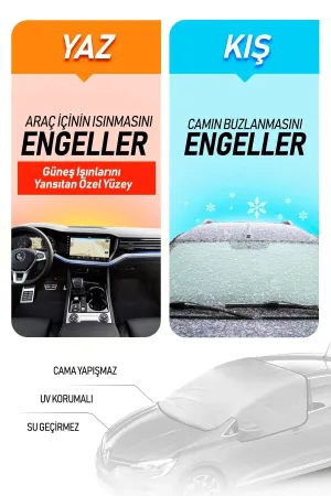 Fiat 124 Spider Type 348 2016-2019 Uyumlu Güneş Koruyucu Ve Buzlanma Önleyici Branda - Görsel 2