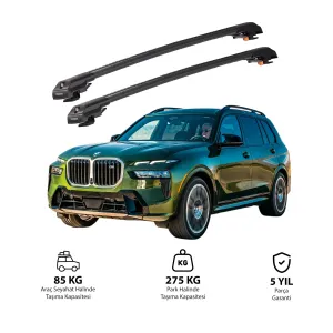 Bmw X7 2019-Günümüz (G07) Trx1 Thunder Carrier Kilitli Ara Atkı Siyah