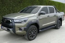 OMSA Toyota Hilux VIII Çift Kabin Krom Cam Alt Çıtası 4 Parça 2015-2023 Arası - Görsel 5