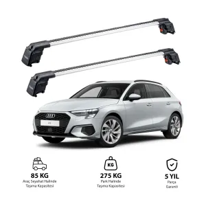 Audi A3 2024-Günümüz (8Y) Sportback Trx2 Thunder Carrier Ara Atkı Gri