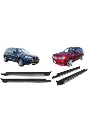 Bmw X3 F25 2011 - 2017 Model Arası Yan Basamak Oem Steyle V2 Model
