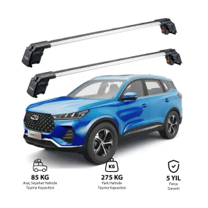Chery Tiggo 7 Pro T1E 2023-2024 Trx2 Thunder Carrier Ara Atkı Gri