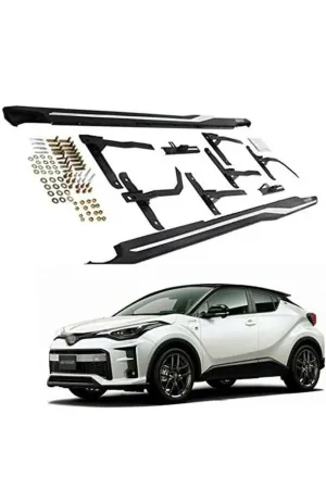 Toyota C-Hr Uyumlu Yan Basamak 2016- Side Step Square Style