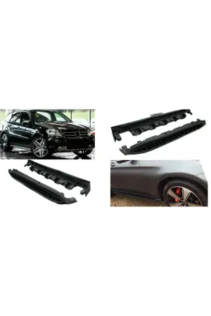 Mrcedes W166 ML Yan Basamak 2012 - 2017 Model Arası Oem Style Siyah - Görsel 3