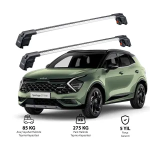 Kia Niro 2017-Sonrası Trx2 Thunder Carrier Ara Atkı Gri