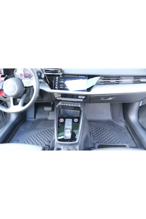 Drs Tuning Audi A3 HB / SD TFSI e 2021+ Uyumlu Sahler Araca Özel 4.5D Havuzlu Oto Paspas - Drs Tuning Audi A3 - Görsel 3