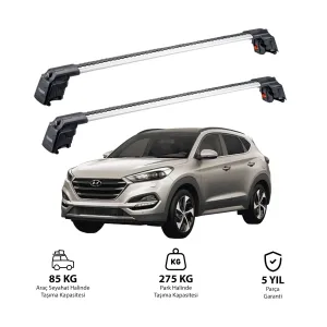 Hyundai Ix-35 Lm 2010-2015 Trx2 Thunder Carrier Ara Atkı Gri