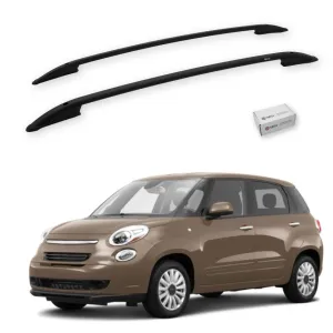 Turtle Fiat 500L 2013-2025 Tavan Çıtası Crown Siyah
