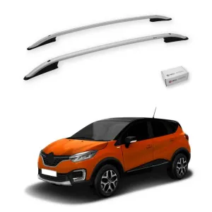 Turtle Renault Captur (J87) 2013-2019 Tavan Çıtası Crown Gri