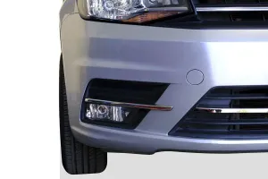 OMSA VW Caddy Minivan Krom Ön Tampon Çıtası 3 Parça 2015-2019 Arası thumb 4