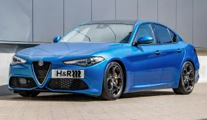 Alfa Romeo Giulia Type 952 2015 Sonrası 2.0T/2.2D/2.0T Q4/2.2D Q4 H&R Spor Yay -50mm thumb 3