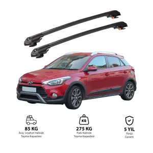 Hyundai I20 Gb Active 2015-2020 Trx1 Thunder Carrier Kilitli Ara Atkı Siyah