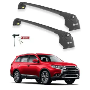 Turtle Mitsubishi Outlander (Mk3) 2013-2021 Ara Atkı Air2 Siyah