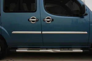 OMSA Fiat Doblo Krom Yan Kapı Çıtası 4 Parça 2000-2006 Arası thumb 3