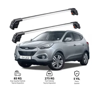 Hyundai Ix-35 Lm 2010-2015 Trx2 Thunder Carrier Ara Atkı Gri