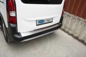 OMSA Opel Combo E Krom Arka Tampon Eşiği Taşlı 2019 ve Sonrası thumb 5