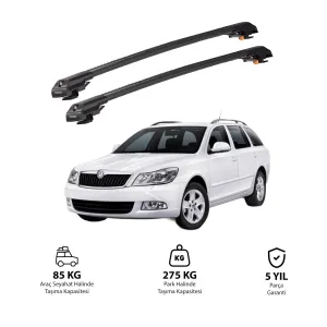 Skoda Octavia 2004-2012 Trx1 Thunder Carrier Kilitli Ara Atkı Siyah