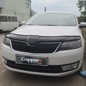 Skoda Rapid 2012-2019 (NH) Yıllları Arası Uyumlu Ön Kaput Rüzgarlık 4mm - Görsel 5