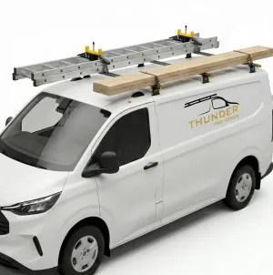 Opel Combo 2012 - 2019 Thunder Pro Seri Ağır Yük Taşıma Ara Atkı Tavan Barı 2 li - Görsel 3