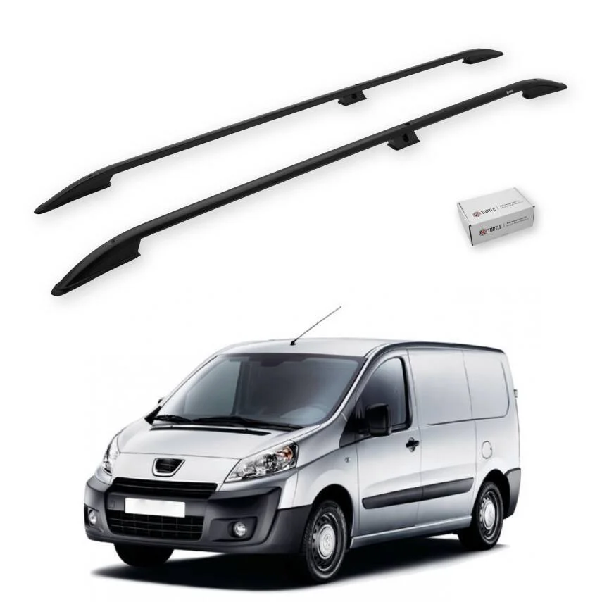 Turtle Drs Tuning Peugeot Tepee Expert (Mk2) 2006-2016 / Uzun Şasi Tavan Çıtası Crown Siyah