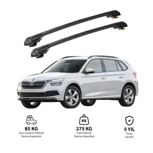 Skoda Kamiq 2019 Ve Sonrası Trx1 Thunder Carrier Kilitli Ara Atkı Siyah