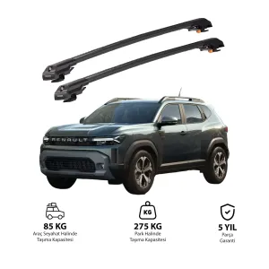 Renault Duster 2024 Ve Sonrası (P1310) Trx1 Thunder Carrier Kilitli Ara Atkı Siyah