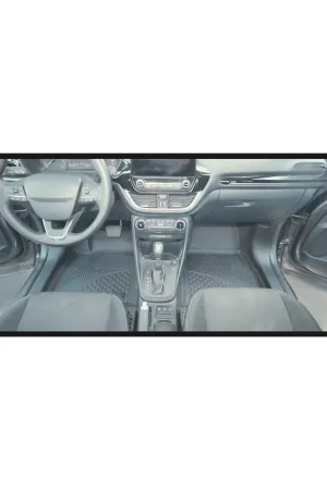 Ford Puma CX482 2019 Sonrası Uyumlu 4.5D Premium Havuzlu Oto Paspas ve Liner ÜST Bagaj Havuzu -Gen-E Uymaz - Görsel 2