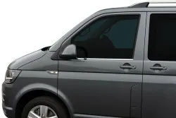 OMSA VW T6 Transporter Siyah Krom Ön Panjur 2 Parça (Camlı Van) 2015-2019 Arası thumb 4