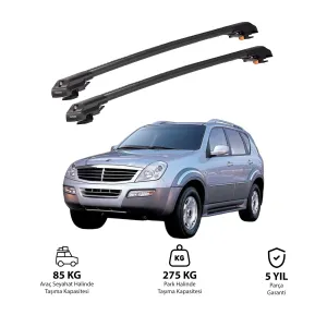 Ssangyong Rexton 2001-2005 (Y200) Trx1 Thunder Carrier Kilitli Ara Atkı Siyah