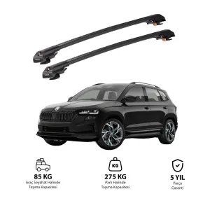 Skoda Karoq 2017 Ve Sonrası Trx1 Thunder Carrier Kilitli Ara Atkı Siyah