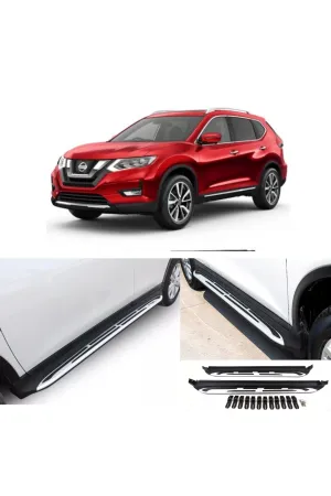 Nissan X-Trail 2014-2021 Model Arası Yan Basamak Square Style V2