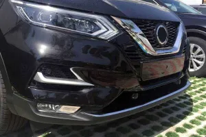 OMSA Nissan Qashqai Krom Ön Tampon Çıtası 2017-2021 Arası - Görsel 3