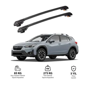 Subaru Xv 2018 Ve Sonrası Trx1 Thunder Carrier Kilitli Ara Atkı Siyah