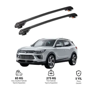 Ssangyong Korando 2020 (C300) Ve Sonrası Trx1 Thunder Carrier Kilitli Ara Atkı Siyah