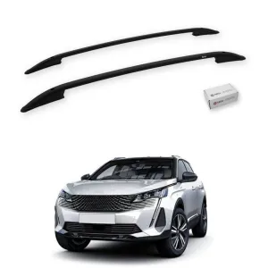 Peugeot 3008 (P84) 2017-2024 Tavan Çıtası Crown Siyah