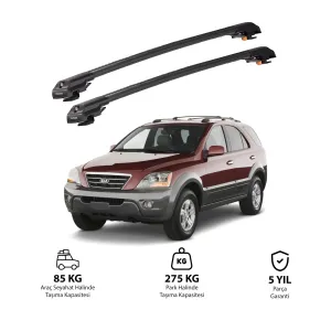 Kia Sorento 2002-2009 Trx1 Thunder Carrier Kilitli Ara Atkı Siyah