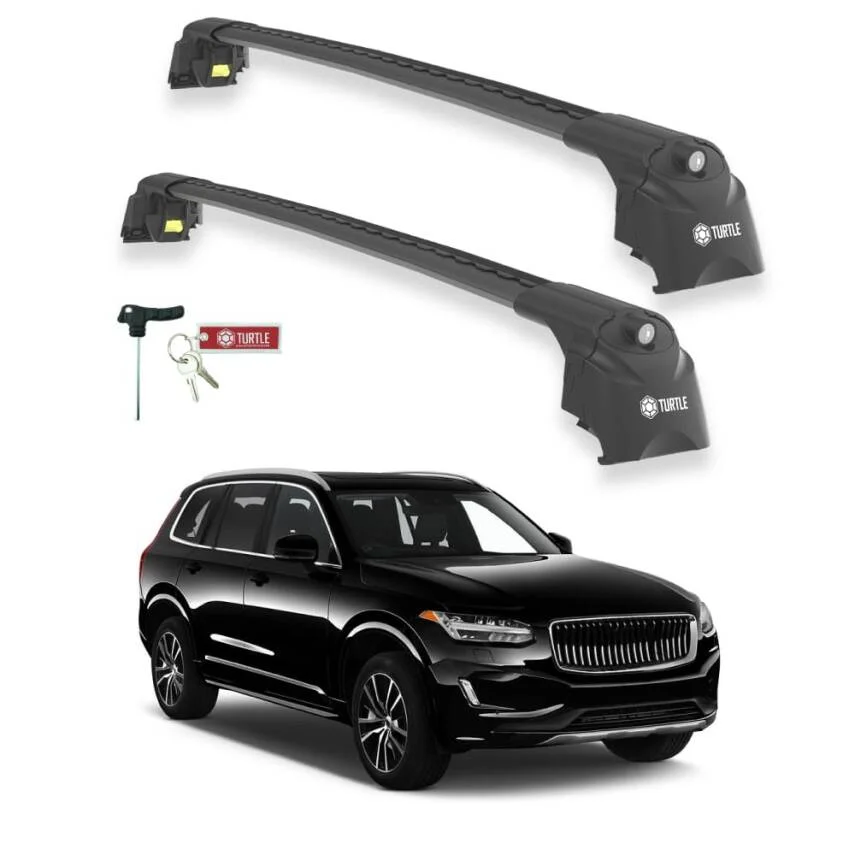 Turtle Volvo Xc90 2015-2025 Ara Atkı Air2 Siyah