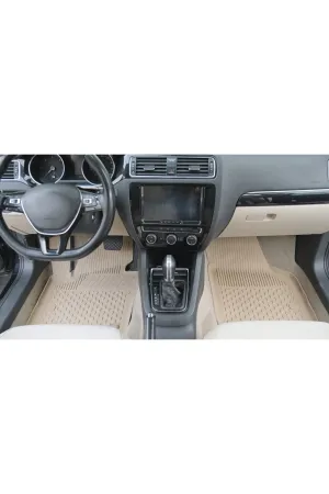 Drs Tuning Jetta 2011-2019 Uyumlu SAHLER Araca Özel Bej 4.5D Havuzlu Oto Paspas - Jetta - Görsel 3