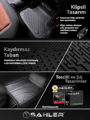 Drs Tuning Peugeot 2008 Elektrikli 2020+ Uyumlu SAHLER Araca Özel 4.5D Havuzlu Oto Paspas - Drs Tuning Peugeot 2008 Elektrikli - Görsel 5