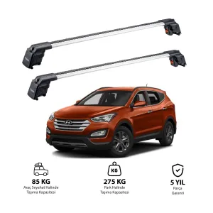 Hyundai Santa Fe Dm 2013-2018 Trx2 Thunder Carrier Ara Atkı Gri