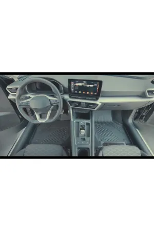 Seat Leon 4 eTSI / Cupra Leon (Otomatik) 2021+ Uyumlu SAHLER Araca Özel 4.5D Havuzlu Oto Paspas - Leon - Görsel 3