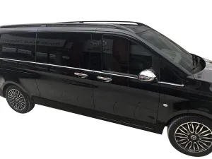 OMSA Mercedes Vito W447 Krom Cam Alt Çıtaları 8 Parça Tek Sürgülü Uzun Şase 2014 ve Sonrası - Görsel 4